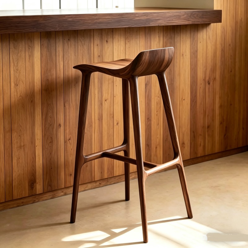 Wooden Save Space Bar Stools S - Commercial Kitchen Interior ulasan dan harga